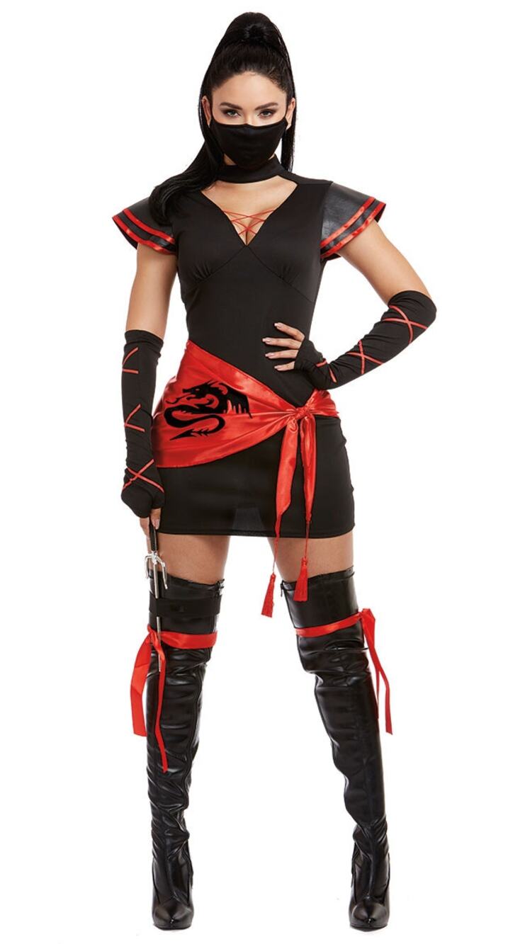 NEW Dreamgirl Kick Em To The Curb Sexy Ninja Costume Size Small